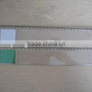 Promotion Colorful Transparent Plastic 30cm Ruler thumbnail-1