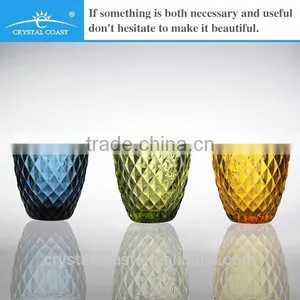Wholesale Crystal Czech Republic Diamond Shape Wine Glass; Wedding Champagne Cup; Imitation Party Glassware thumbnail-5