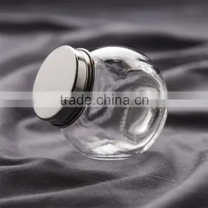 3oz/90ml Sidelong Glass Sweet/bee Honey Jar thumbnail-1