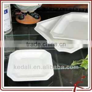 Ceramic White Square Plate thumbnail-1