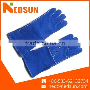 Welding Durable Palm Safety Split Leather Hand Gloves thumbnail-1
