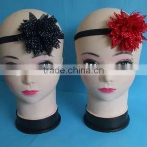HOT! Fashion Knit Headband Flower Elastic Hair Band thumbnail-1