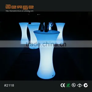 2013 Hot Sales LED Round Top Bar Table thumbnail-1