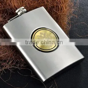 Hot Selling Stainless Steel Flagon, Hip Flask With Engraved Logo thumbnail-1