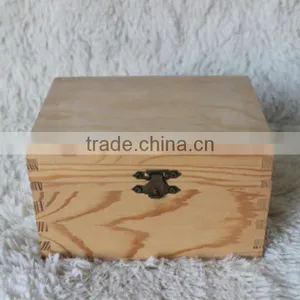 Pine Wooden Jewellery Box Accept Custom Densing Size Logo thumbnail-1