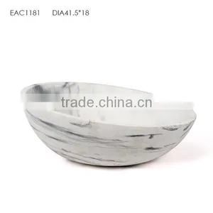 Oval Shape Marble Finish Western Cement or Concrete Bathroom Sink thumbnail-2