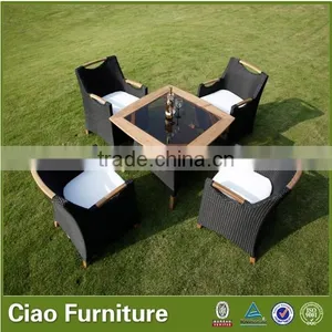 100% Handmade Used Outdoor Garden Furniture Rattan Coffee Table thumbnail-4