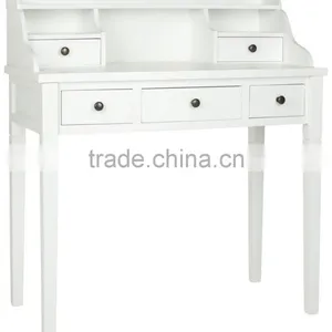 Dressing Table With Five Drawers Writing Table Study Room Furniture K/D Desk T15-523D 80*40*70cm thumbnail-2