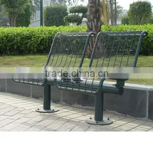 Metal Mesh Chinese Style Garden Bench thumbnail-2