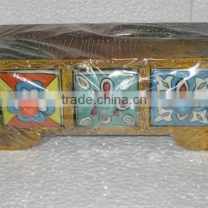Mango Wood Ceramic Drawers,Wooden Ceramic Drawers thumbnail-1