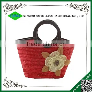 Cheap Handmade Woven Custom Straw Bag for Sale thumbnail-4