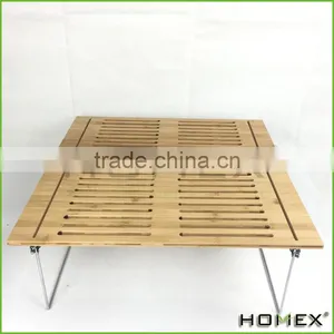 Bamboo Stackable Storage Shelf /bamboo Shelf Organizer Homex-BSCI thumbnail-1