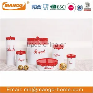 Steel Metal Dry Nuts Clear Food Christmas Canister Set thumbnail-5