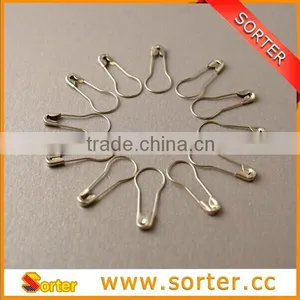 Neck Designs for Ladies Suit Nickel Color Pear Safety Pin Manufacturer thumbnail-2