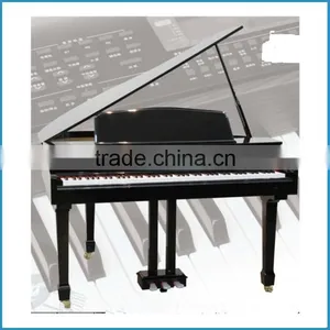 Black Stoving Varnish Finish Hammer Action Keyboard Digital Grand Piano Electric Piano Digital Piano thumbnail-1