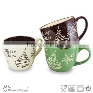 Wholesale Ceramic Mug for Coffee and Tea With Christmas Design thumbnail-1