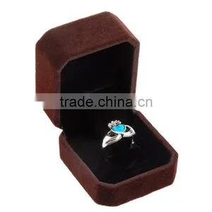 Factory Wholesale Velvet Ring Box,engagement Ring Display Box thumbnail-2