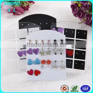 Clear L Shape Acrylic Jewelry Display & Plexiglass Jewelry Earring Holder & Perspex Jewelry Keeper Stand thumbnail-5