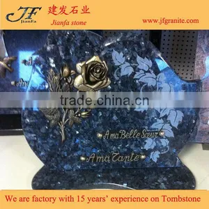 Best Selling Small Tombstone With Rose Carving Design thumbnail-1