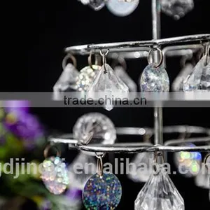 Acrylic Pearls & Metal Lighted Hanging Display Rack/shelf for Table Decoration thumbnail-6