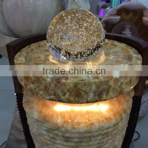Wholesale Led Fengshui Resin Water Fountain With Crystal Ball thumbnail-3