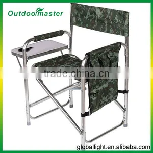 Outdoor Leisure Folding Director Chair With Side Table thumbnail-1