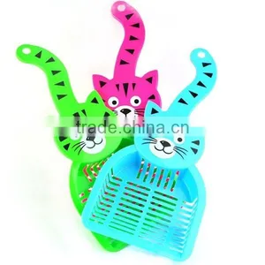 Creative Cat Shape Cat Litter Poop Scoop, OEM Plastic Poop Scoop for Clean up Litter, OEM Plastic Doggie Pooper Scooper Maker thumbnail-1