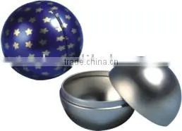 Custom Ball Shape Candy Tin Box thumbnail-1