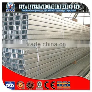 Galvanized Steel Profile u Channel Bar Made in China thumbnail-1