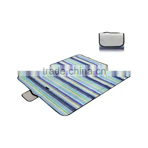 Wholesale Customised Logo Picnic Blanket Tartan Foldable Camping Picnic Mat With Waterproof PVC Coating thumbnail-1