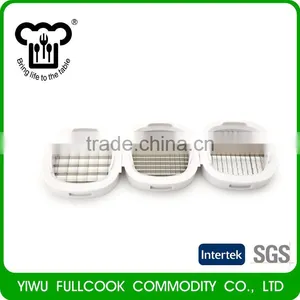 New Vegetable Cutter Chopper, Dicer Slicer Container With 3 Different Cutting Blades thumbnail-2