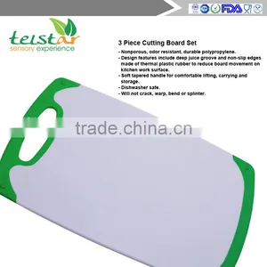 Manufacturer of Promotional Big Medium Small 3 PCS Green Plastic Cutting Board, and PP Cutting Board thumbnail-6
