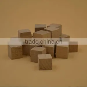 Natural Wooden Craft Cubes Wood Block Cube 10mm to 50mm Diameter thumbnail-2