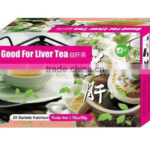 Liver Protecting Tea Teabags of Herbal Tea FDA Approved Private Label Tea thumbnail-1