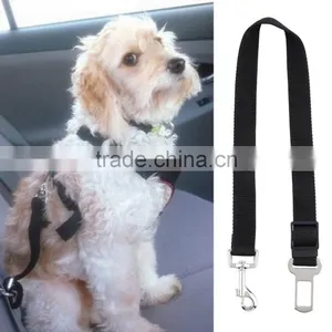 2015 Top Quality Dog Safety Seat Belt Restraint 12''-24'' For Car Van Lock Adjustable Pet Lead thumbnail-1