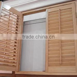 Heze Kaixin Exterior Window Wooden Shutters thumbnail-1