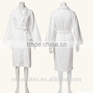 100% Cotton Terry Bathrobe Hotel Robe,100% Organic Cotton Hotel Bathrobe,nightwear Gown thumbnail-2