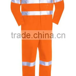 Customized Manufacture Fire Retardant Industrial Ultrasoft Workwear Uniform Reflective Tape Overalls thumbnail-2