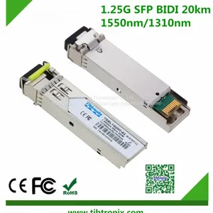 1.25Gb/s 20Km LX LC BiDi SFP Huawei Compatible Transceiver Single LC 1550nm Tx/1310nm Rx, DFB​ Single-mode, thumbnail-1