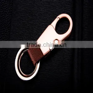 Metal Leather Waist Hanging Keychain Keyring Key Ring Chain Men Key Manufacture thumbnail-1