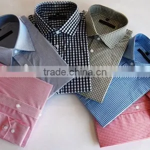Men''s Long Sleeve Ginham Check Shirt thumbnail-1
