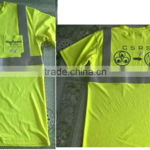 Reflective Shirt, Short Sleeve , 100 % Polyester thumbnail-3