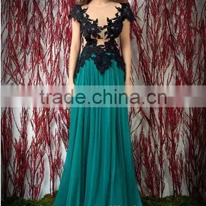New High Neck Cap Sleeve Lace Ruffle Tulle Skirt Wedding Gowns thumbnail-1