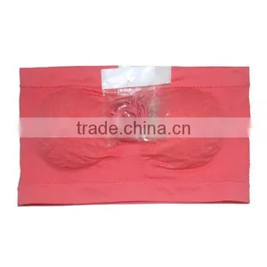 Tube Bra Girl Underwear Removable Straps Padded Tube Top Bra thumbnail-3