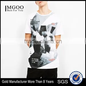 MGOO High Quality 100% Polyester Sublimation Printing Tshirt Customized T-shirt With Photo OEM Dri Ffit Shirts thumbnail-1