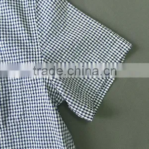 2017 Check Shirts for Men 100% Cotton European Urban Party Wear Slim Fit Long Sleeve Manufacturer thumbnail-4