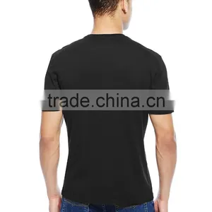 Soft Touch Black Plain t Shirt Men thumbnail-3