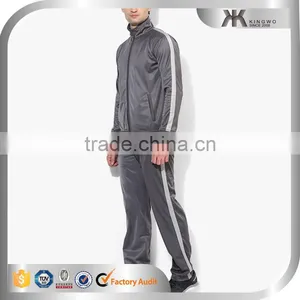 2017 Mens Latest Design Jogging Suits Wholesale Polyester Fabric OEM Tracksuit thumbnail-2