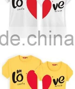 2016 Korea Fashion Love Printed T-Shirt For Couple thumbnail-5