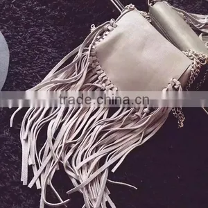DY0043Z Suede Fringes Sling Bag thumbnail-1